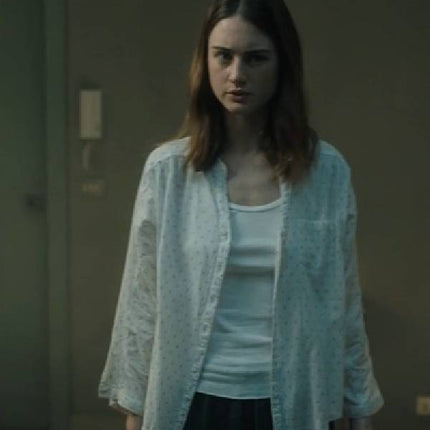 The Twisted Tale of Amanda Knox Grace Van Patten White Top