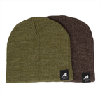 Acrylic/Wool Beanie Cliffs and Olive