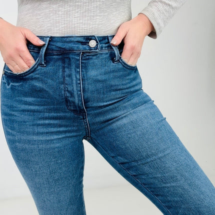 "Cora" Judy Blue High Waist Control Top Cool Denim Skinny Jeans