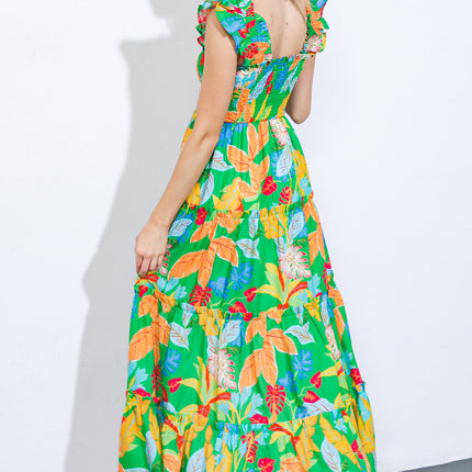 BEACH DATES WOVEN MAXI DRESS