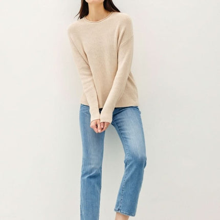 Be Cool Round Neck Long Sleeve Sweater