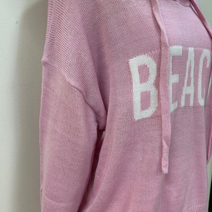 Beach Hoodie Lgihtweight Sweater