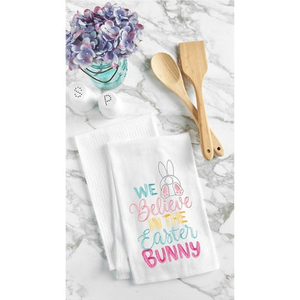 "We Believe In The Easter Bunny" Kitchen Towel