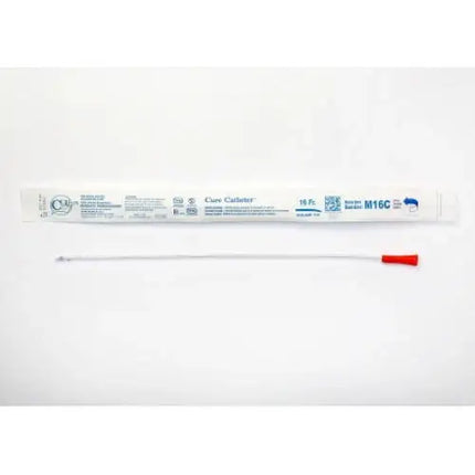 Cure Coude Tip Uncoated PVC Urethral Catheter, Male