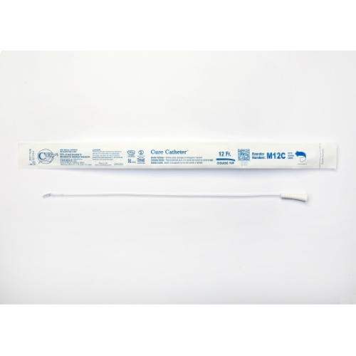 Cure Coude Tip Uncoated PVC Urethral Catheter, Male