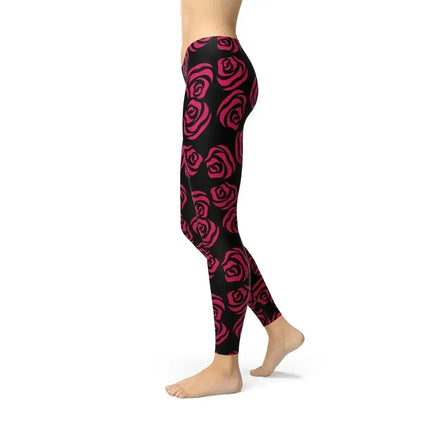 Red Roses Leggings