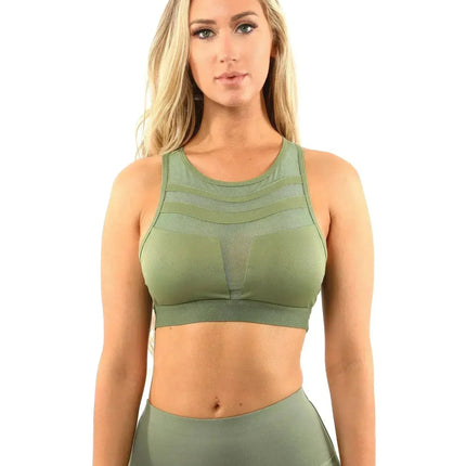 Huntington Set - Leggings & Sports Bra - Olive Green
