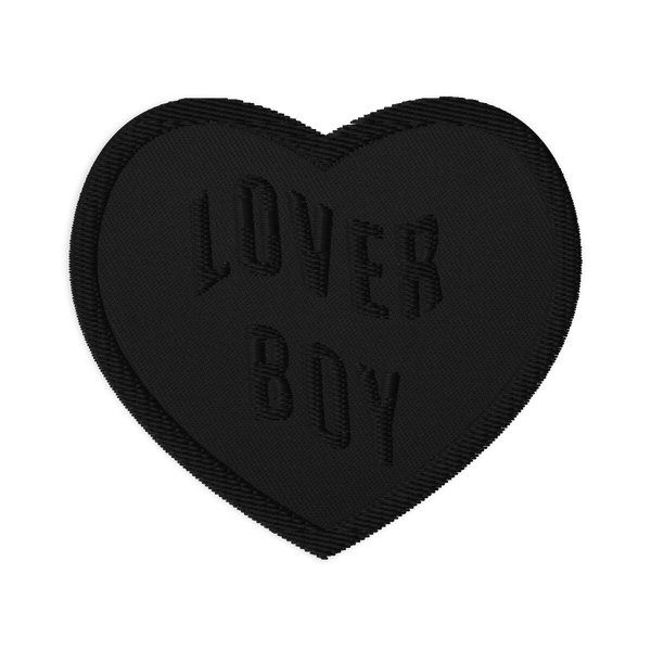 'loverboy' embroidered patch