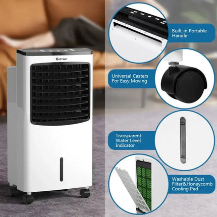 3-in-1 Portable Air Cooler with Remote
