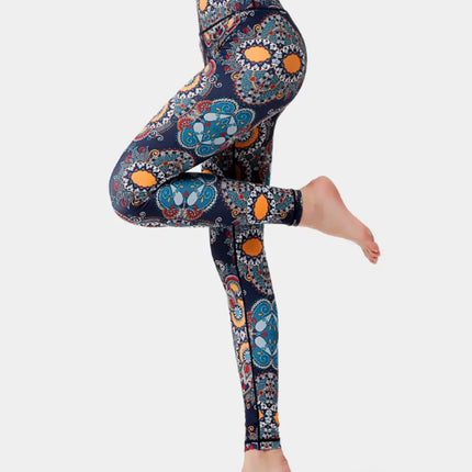 Printed High Waist Active Leggings