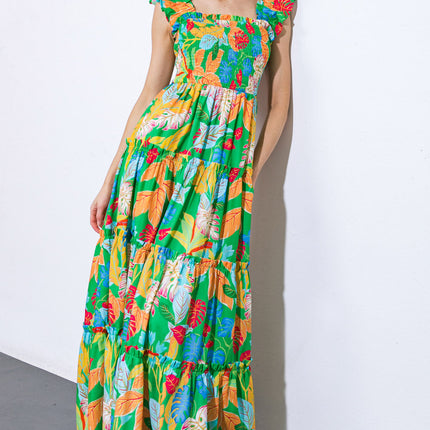 BEACH DATES WOVEN MAXI DRESS