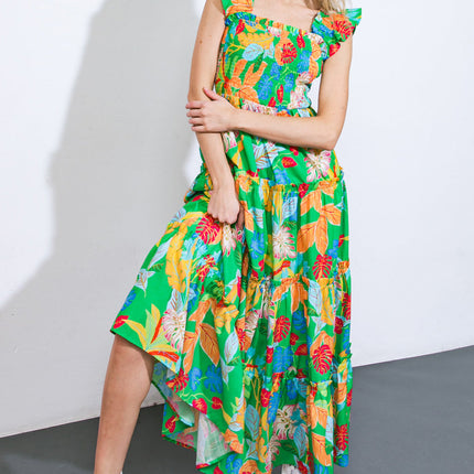 BEACH DATES WOVEN MAXI DRESS