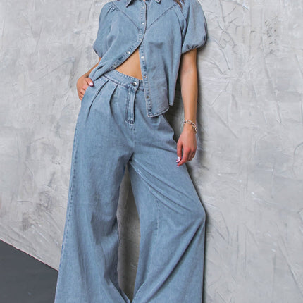BE MY BABY ACID WASHED TOP
