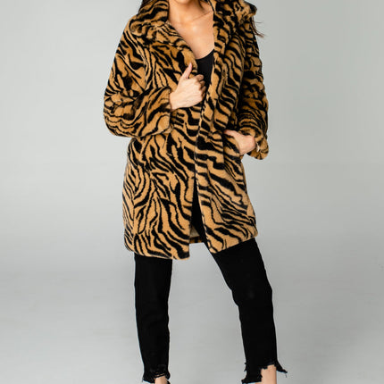 "Faye" Tiger Coat