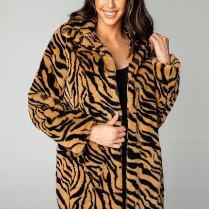 "Faye" Tiger Coat