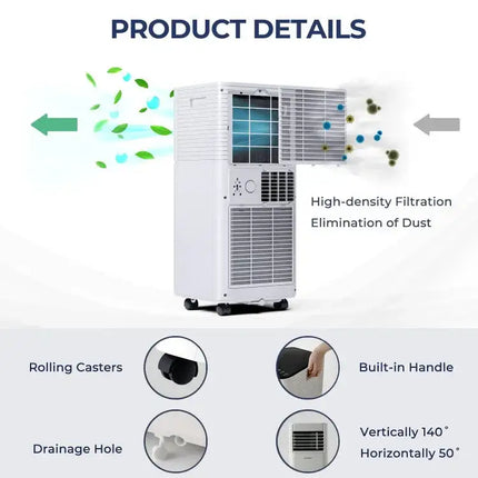 8000 BTU Air Cooler – 3-in-1 w/ Fan