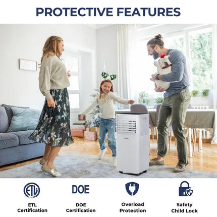 8000 BTU Air Cooler – 3-in-1 w/ Fan