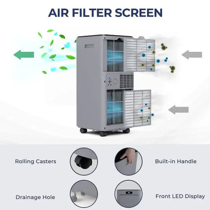 Compact 10,000 BTU Portable AC