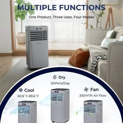 Compact 10,000 BTU Portable AC