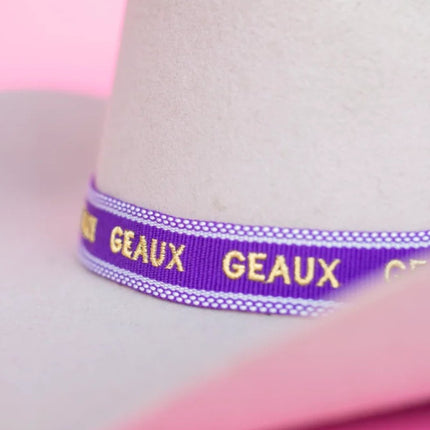 "Geaux" Hat Band