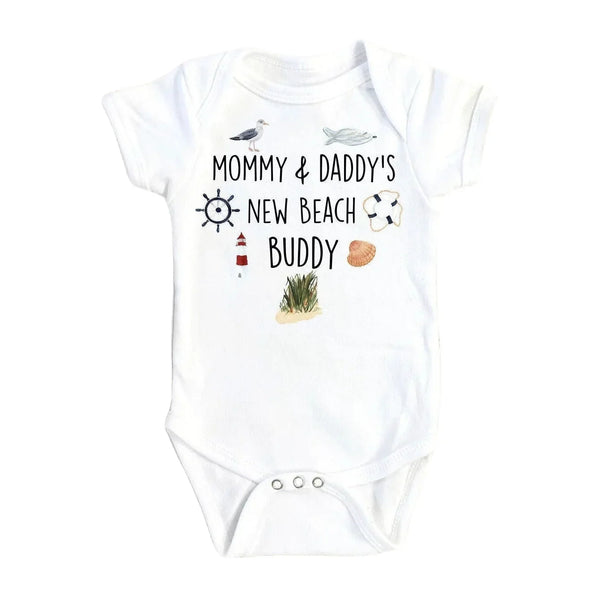 Beach Buddy Icons - Baby Boy Girl Clothes Infant Bodysuit Funny Cute Newborn