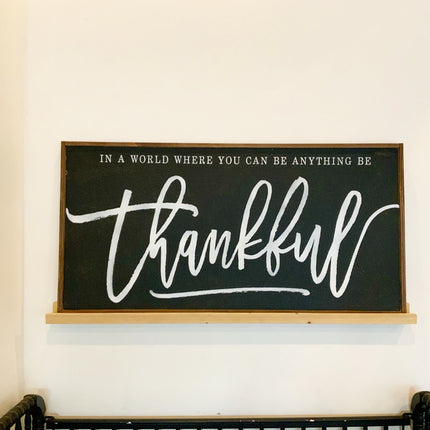 be thankful farmhouse wall decor framed art home interior