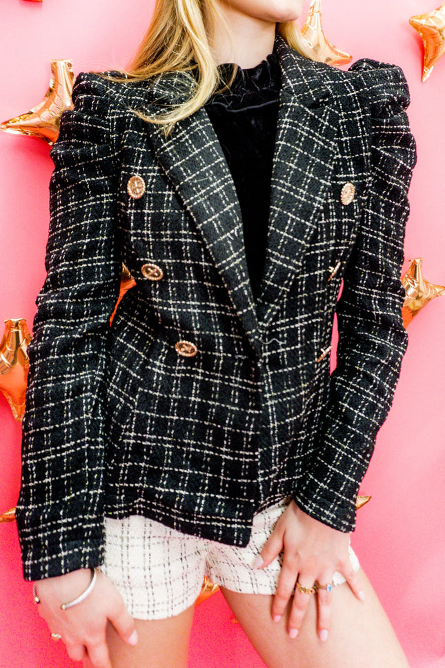 "Jacky Darling" Boucle Blazer