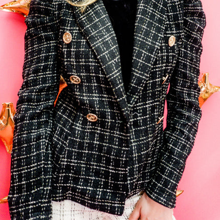 "Jacky Darling" Boucle Blazer