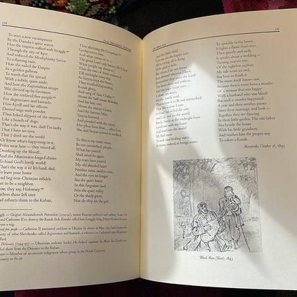 "Kobzar" by Taras Shevchenko in English – Luxury Handmade Gift Edition, Leather Bound with Gilding and Silvering