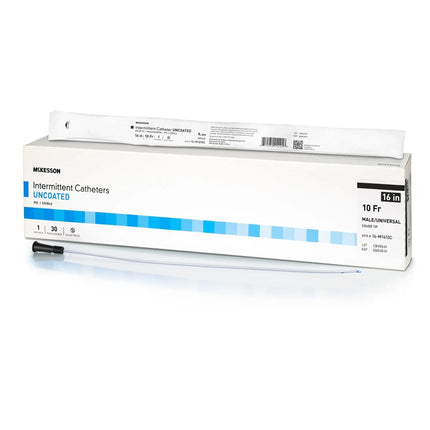 McKesson Coude Tip PVC Urethral Catheter, Male/Universal