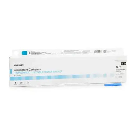 McKesson Straight Tip PVC Hydrophilic Coated Catheter, Unisex