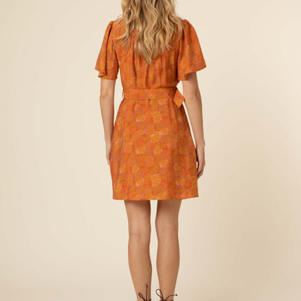 "Oria" Belted Dress