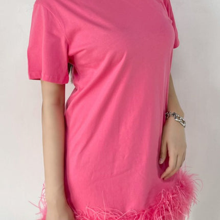"Paris" Feather Dress