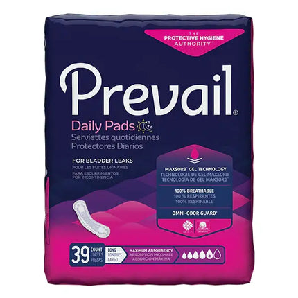 Prevail Women's Bladder Control Pad, Maximum