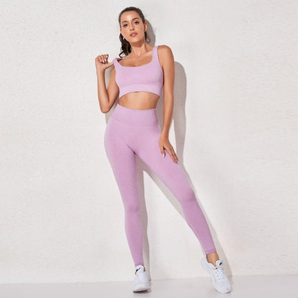Elevate Active: Seamless High-Waist Bra & Leggings