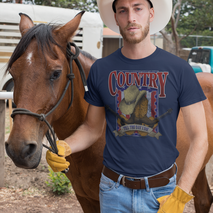 'Country Till I Die' Music Band Gift T-Shirt