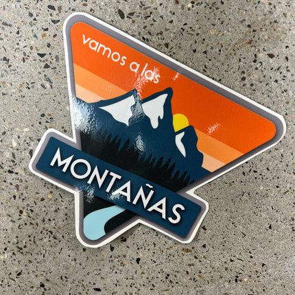 "Vamos a las Montanas" Sticker Decal