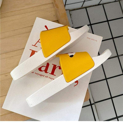 Women Summer Dog Slippers Slide Beach Flip Flops Comfortable Thick Sole Girls Flat Shoes Quick-Dry Flip Flop Slides Water Resistant All-Day Comfort Fit Wet Grip Soles